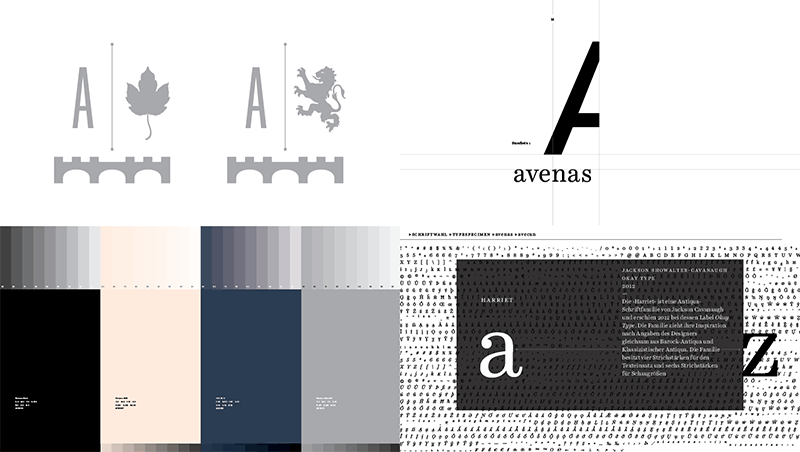 Avenas Avecan Signet Wortmarke Hausfarben Corporate Design Typografie Kommunikationsdesign Saar