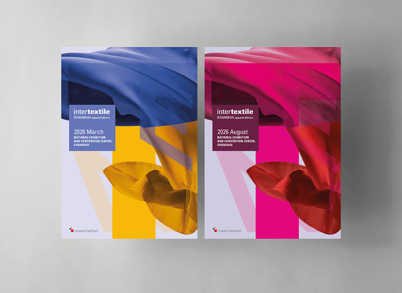 intertextile Shanghai Shenzhen Messe Frankfurt Hongkong Corporate Design Gestaltung Key Visual Art Direction Grafikdesign Kommunikationsdesign Typografie NECC