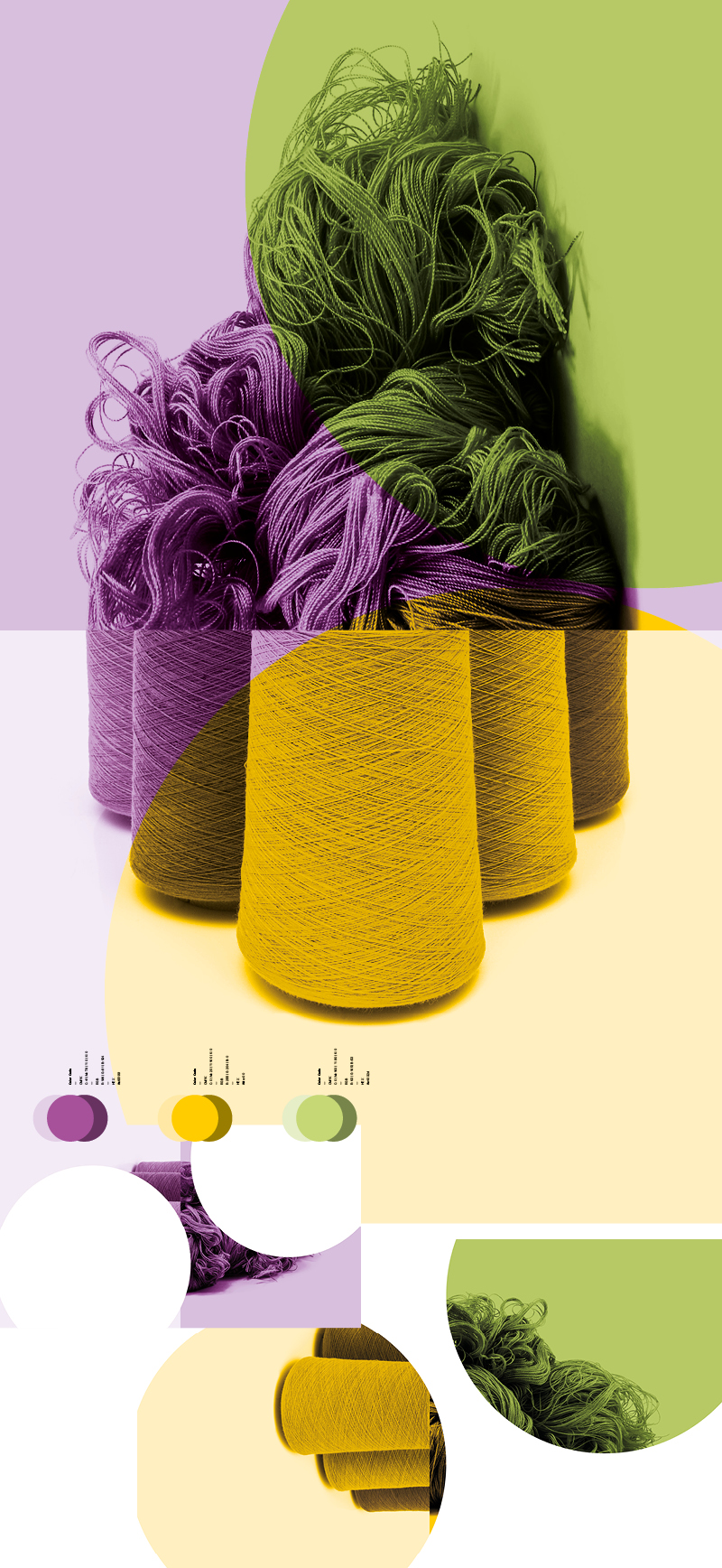 Yarn Expo Shanghai Shenzhen Messe Frankfurt Hongkong Saarbruecken Corporate Design Gestaltung Key Visual Art Direction Typografie Grafikdesign Kommunikationsdesign